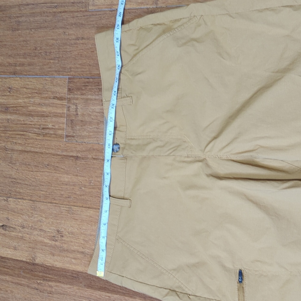 Eddie Bauer Nylon Stretch Burlwood Brown Shorts Waist 38 - Picture 4 of 11